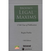 Broom's Legal Maxims Classified and Illustrated [HB] by Rupin Pawha by LexisNexis